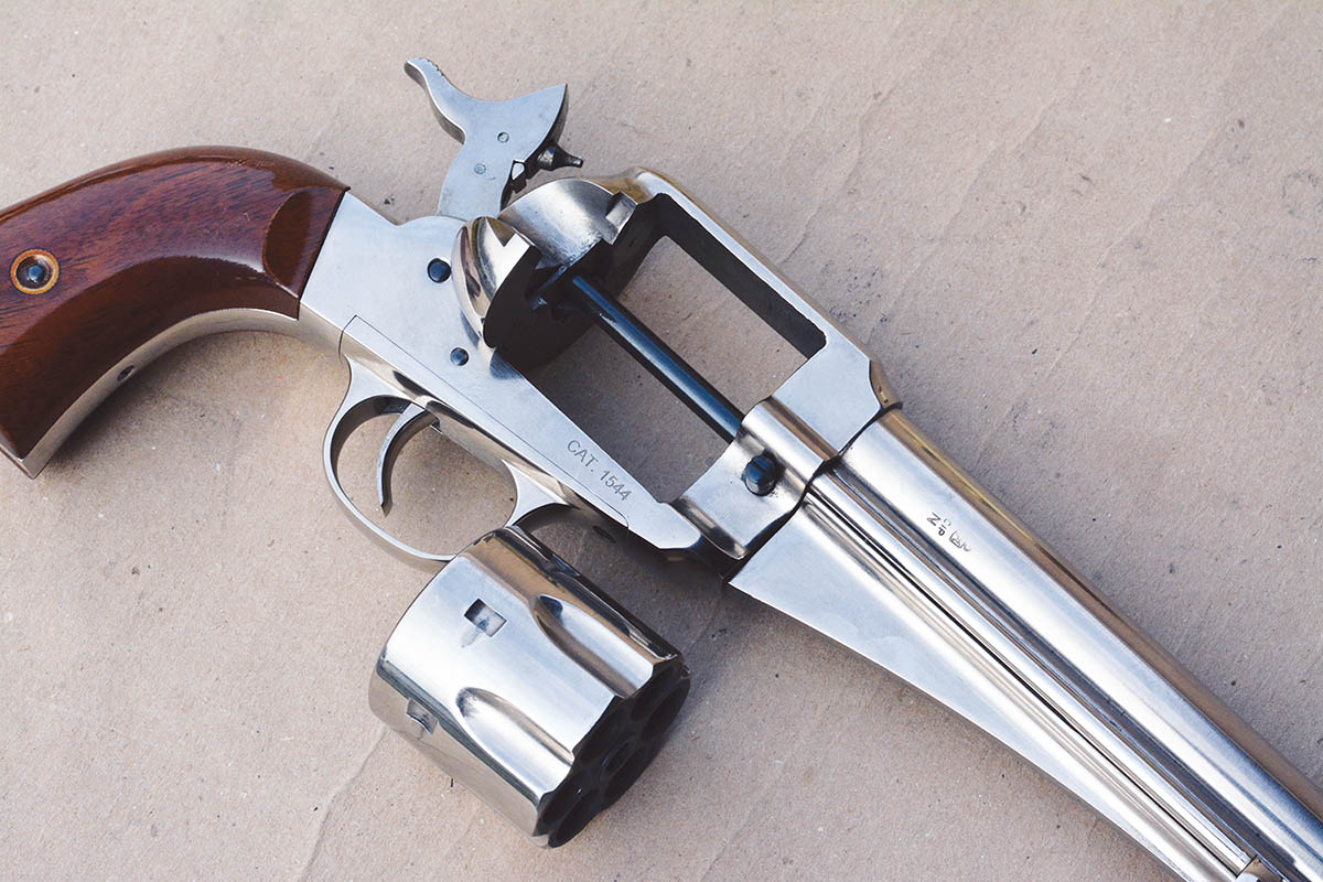 Handloads proved very accurate in the 1875 Model Outlaw.